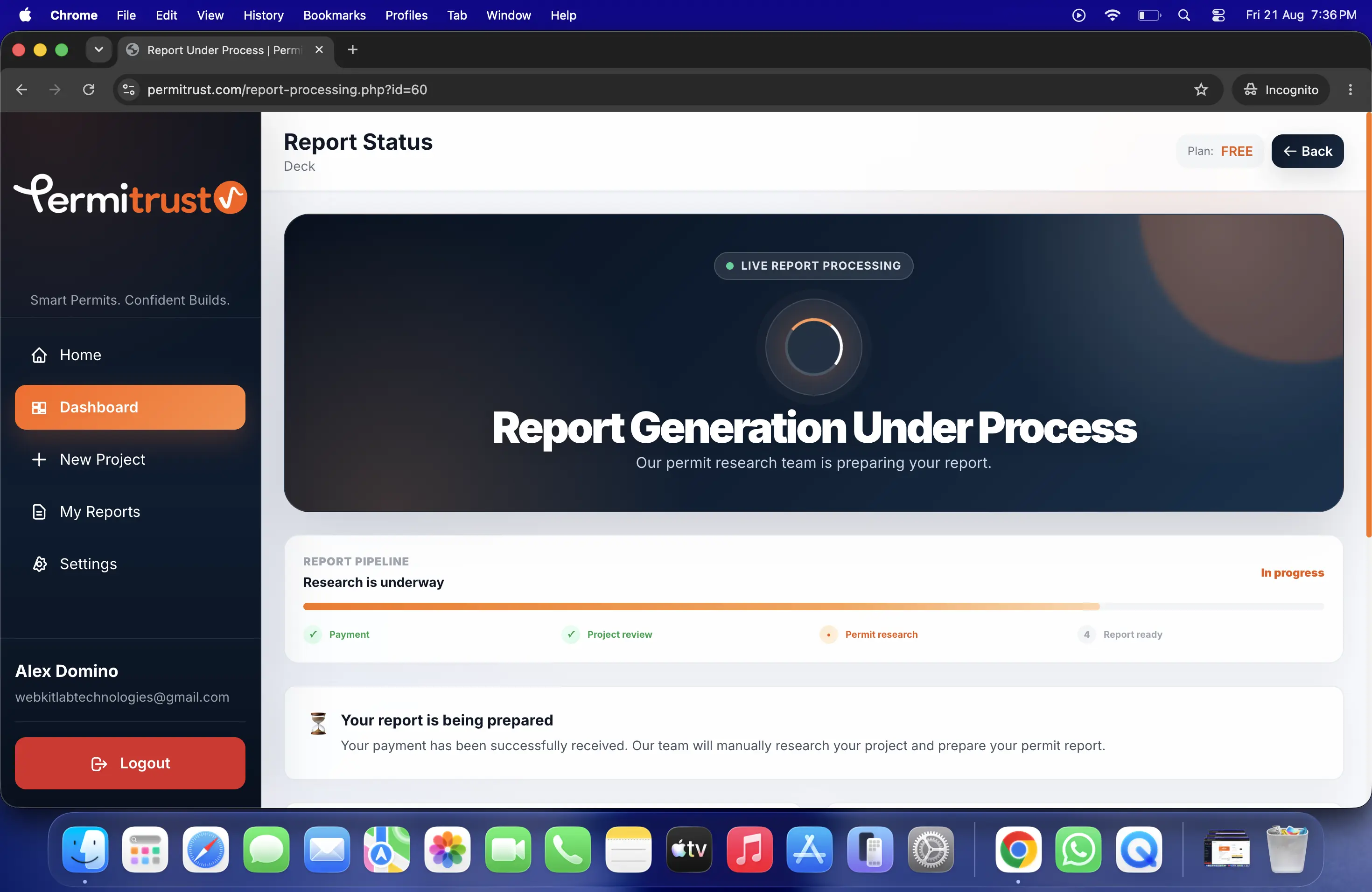 Permitrust full permit research report